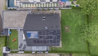 Luftbild - Einziehen und Wohlfühlen – Neubau aus 2016 mit PV und Speicher
