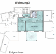 Grundriss Musterwohnung W3 - Neubauwohnung in Bitz mit herrlicher Aussicht!