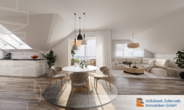 WOHNEN. ERLEBEN. Am Kaffeebühl, 72358 Dormettingen, Dachgeschosswohnung