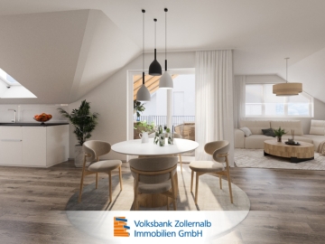 WOHNEN. ERLEBEN. Am Kaffeebühl, 72358 Dormettingen, Dachgeschosswohnung