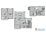 Grundriss - 1-2 Familienhaus mit Doppelgarage