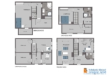 Grundriss - Doppelhaushälfte mit Werkstatt/Garagenanlage