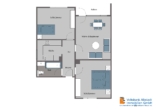 Grundriss - Direkt einziehen – renovierte 3-Zimmer-Wohnung