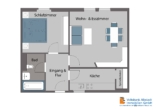 Grundriss - Vielseitig nutzbare Wohnung mit TG-Stellplatz
