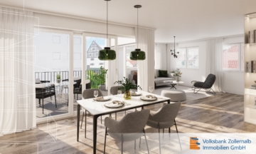 WOHNEN. ERLEBEN. Am Kaffeebühl, 72358 Dormettingen, Etagenwohnung