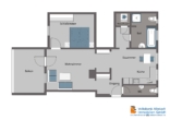 Traumhafte, energieeffiziente 2,5-Zimmer-Wohnung - Grundriss