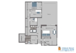 Grundriss - Traumhafte Terrassenwohnung im Musiker-Viertel